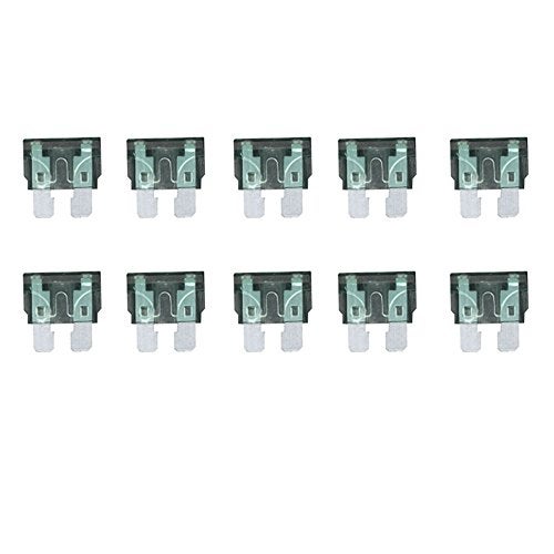 CNLW 10PCS 1A Medium Size Auto Automotive Fuse Blade Insurance Insert The Insurance of Xenon lamp Piece Lights - Image 1