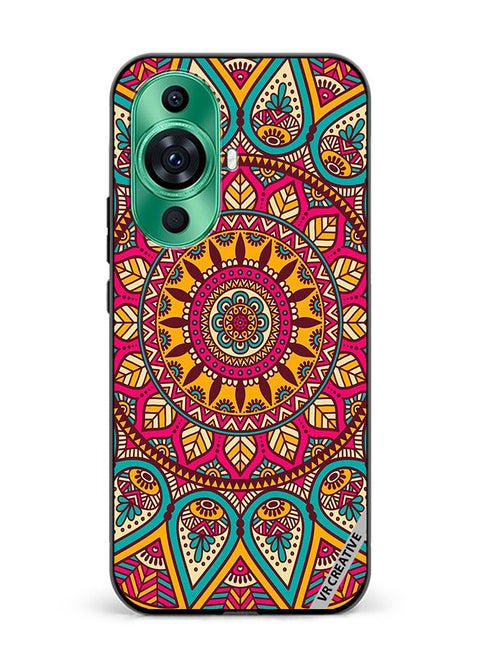 Protective Case Cover For Huawei nova 11 Ultra Mandala Design Multicolour