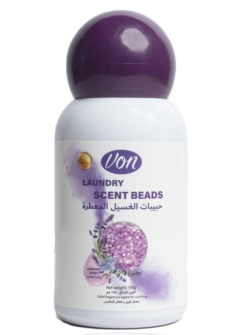 VON ⁠Lavender Scent Beads For Laundry Premium Fragrance Booster For Soft Fresh Garments 175G - Image 1