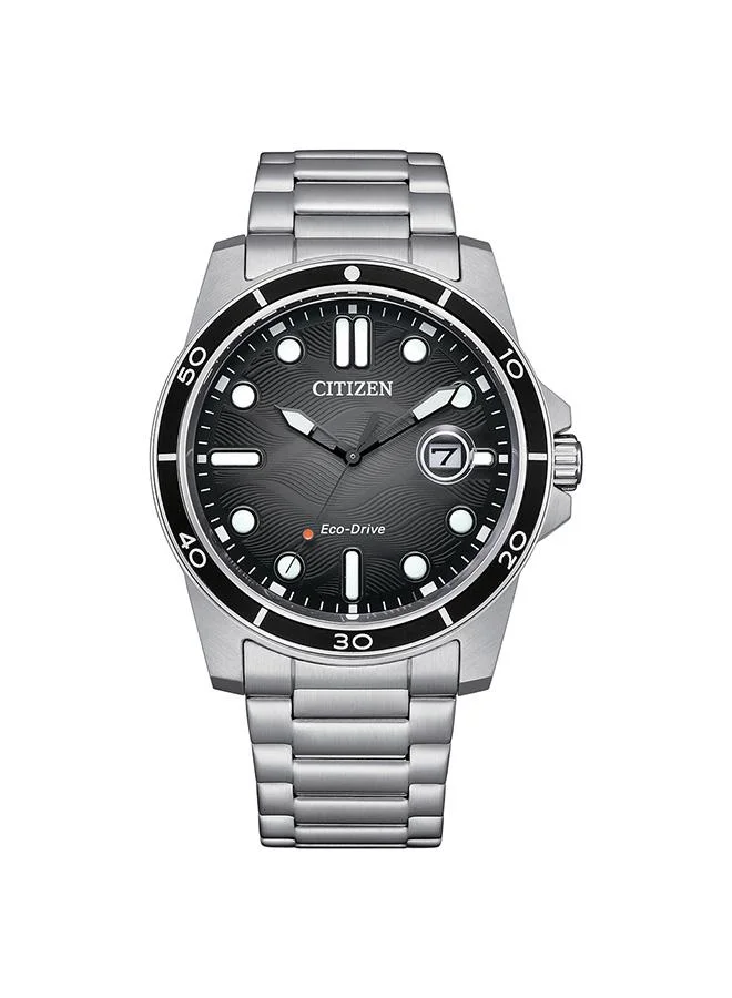 CITIZEN Men's Eco Drive Men  Silver Stainless Steel  Strap - AW1816-89E