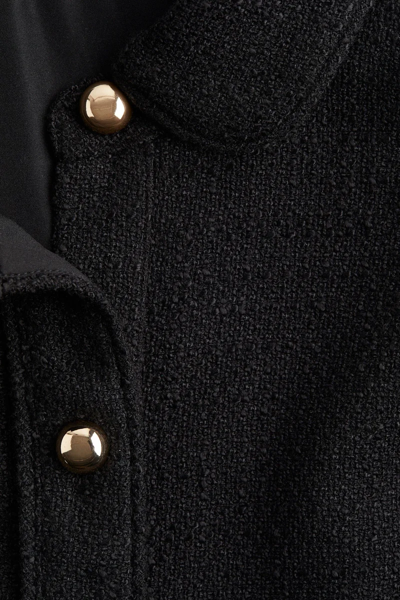 H&M Collared bouclé dress