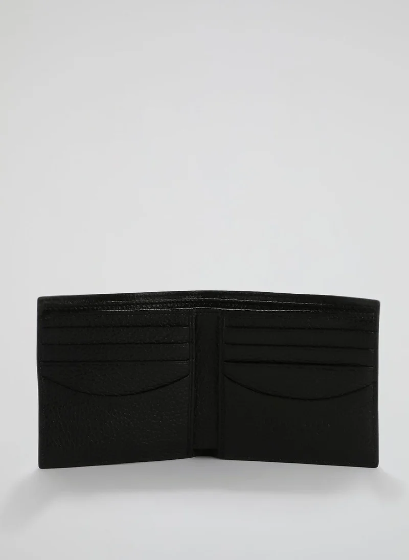 PHILIPP PLEIN  PP1978 Black Leather Wallet  | Best Price UAE