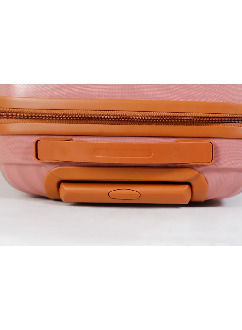 NEWCOM PP Luggage Set 4 Pieces 20/24/28/32 Inch | Lightweight Hard Shell Suitcase | 4 Spinner Wheels | Combination Lock | Travel Luggage Set | Brown, White, Pink, Blue - Image 5