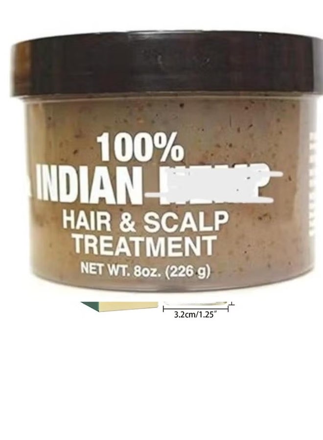 100% Indian Hair & Scalp Treatment 8oz (226g)