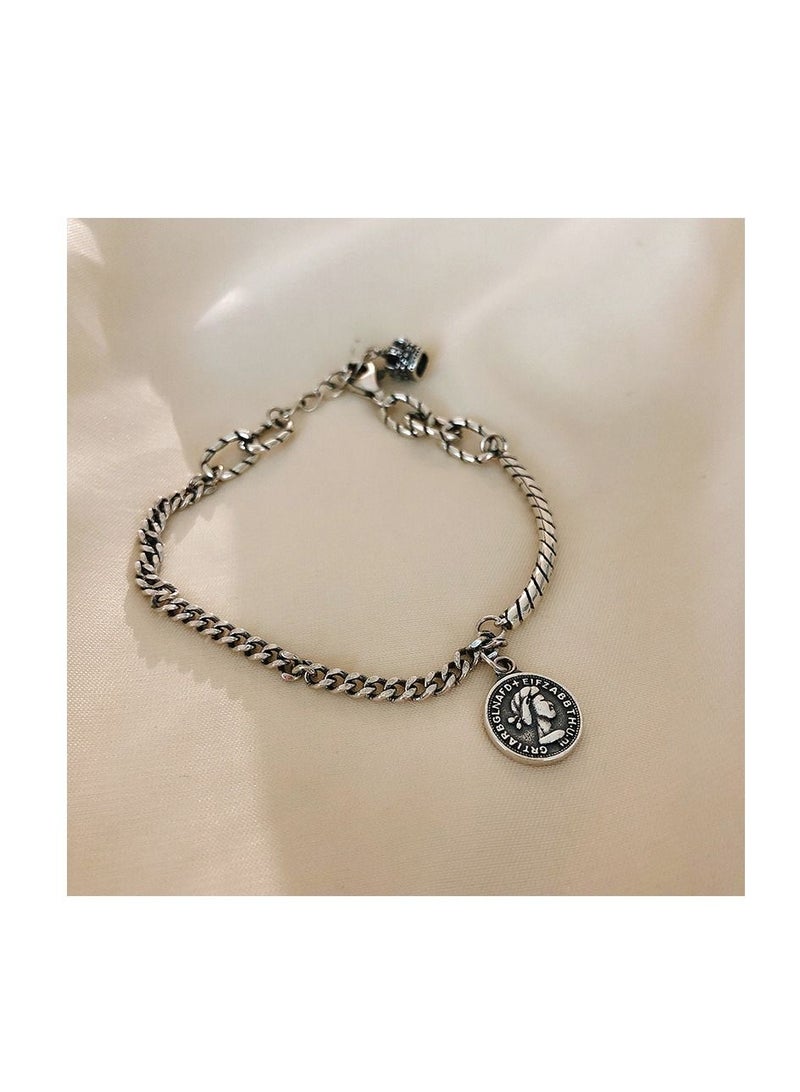 Retro S925 Silver Bracelet