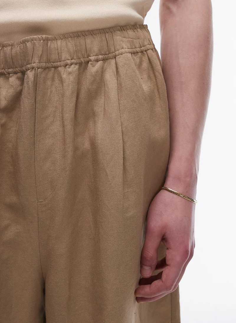TOPMAN Relaxed Fit Textured Button Through Shirt