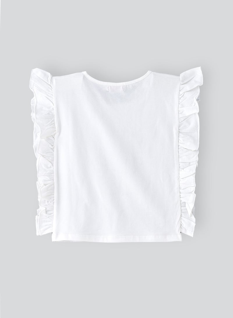 جيلين تيشيرتات قطنية مريحة للبنات من صن شاين سكواد - مرح الصيف - Image 2