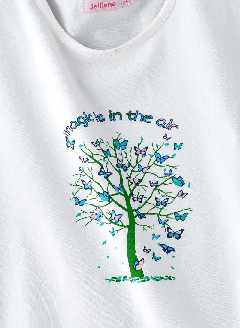 Jelliene Sunshine Squad: Girls' Comfy Cotton Tees Playful & Summer Fun