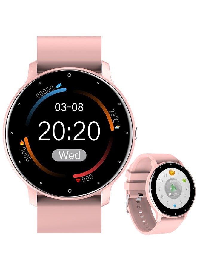 RollsTimi  Fashion Smart Bluetooth Watches, 1.28 Inch Full Screen Touch, Message Reminder, Sports Sleep Heart Rate Monitoring, Men's/Women's Universal Smartwatch, Android 5.0, IOS 9.0 And Above System Universal RT-ZL02 Pro  - Image 1