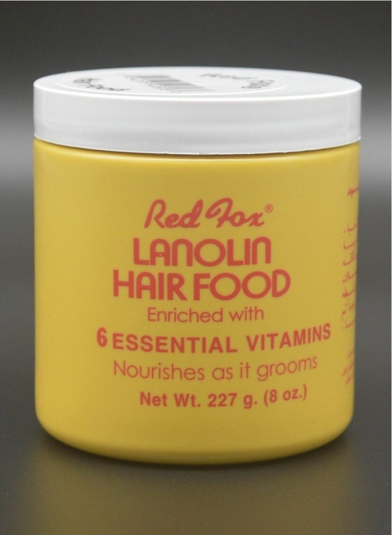 Red Fox Lanolin Hair Food 227 gm - Image 4