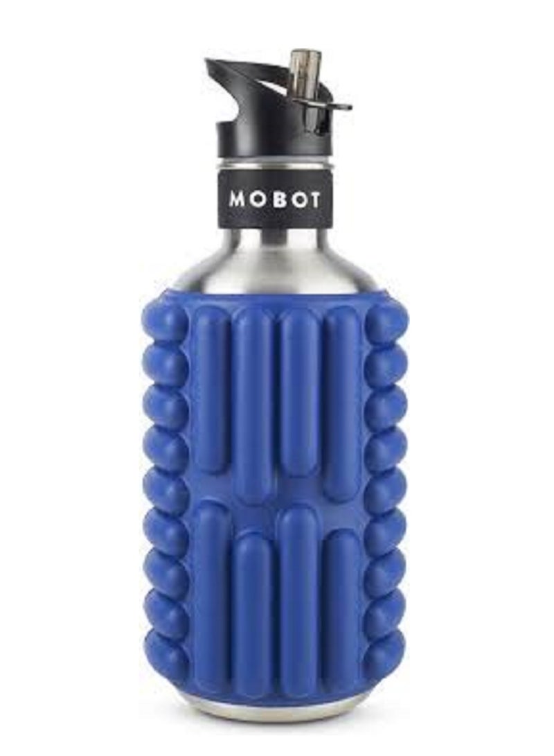 MOBOT BB Unisex Adult Relaxing Sports Bottle, Blue, 1.2 L - Image 1