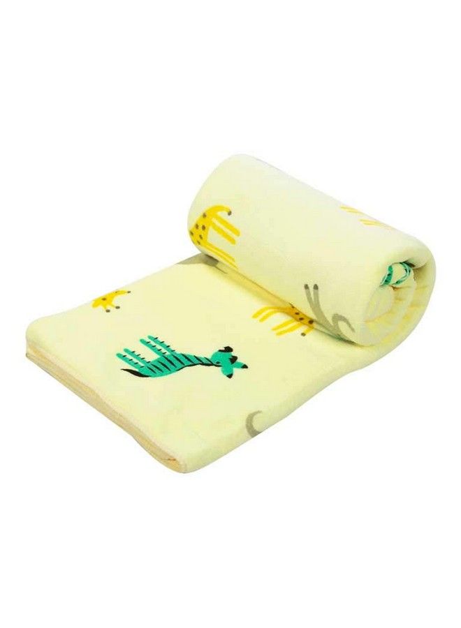 mee mee منشفة أطفال قطنية فاخرة من الخيزران للمواليد الجدد قابلة للغسل وإعادة الاستخدام سريعة الامتصاص فائقة النعومة؛ منشفة للأطفال؛ الرضع؛ toddlers؛ الأطفال حديثي الولادة عبوة من 1 باللون الأصفر - Image 5