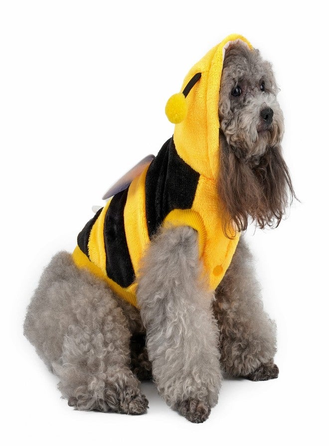 Yoption Dog Cat Bee Costumes, Pet Halloween Christmas Cosplay Dress Hoodie Funny Outfits Clothes for Puppy Dogs Kitten (L) - Image 5