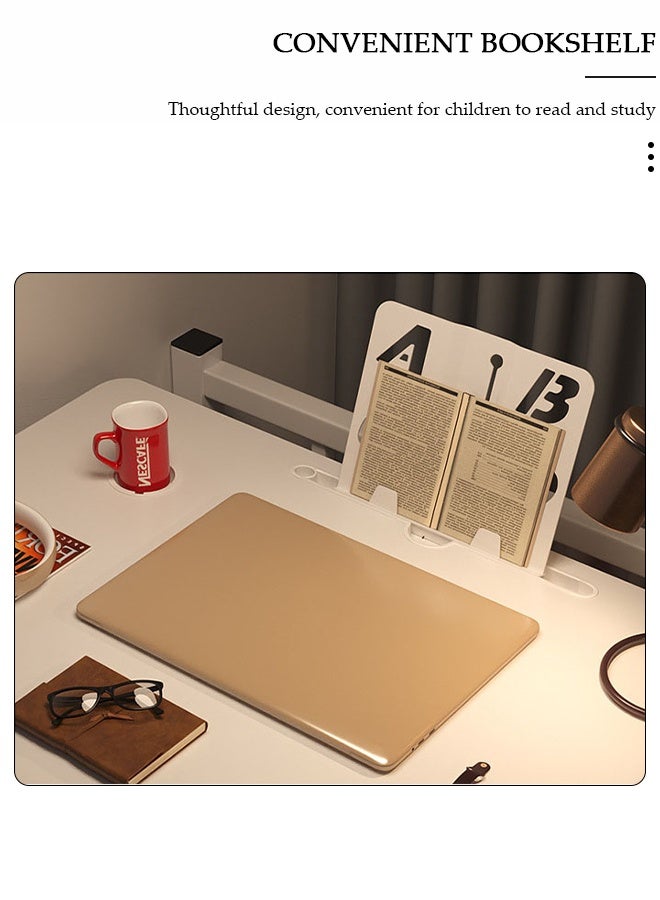 DUNISO Portable Folding Laptop Desk for Bed，Foldable and Lightweight Table ，Extra-Large Bed Desk with Flat Surface, Device Slot, Cup Holder, and Storage Drawer - for Bed,Suitable for Indoor and Outdoor Use, Study, Reading, Dining - Image 4