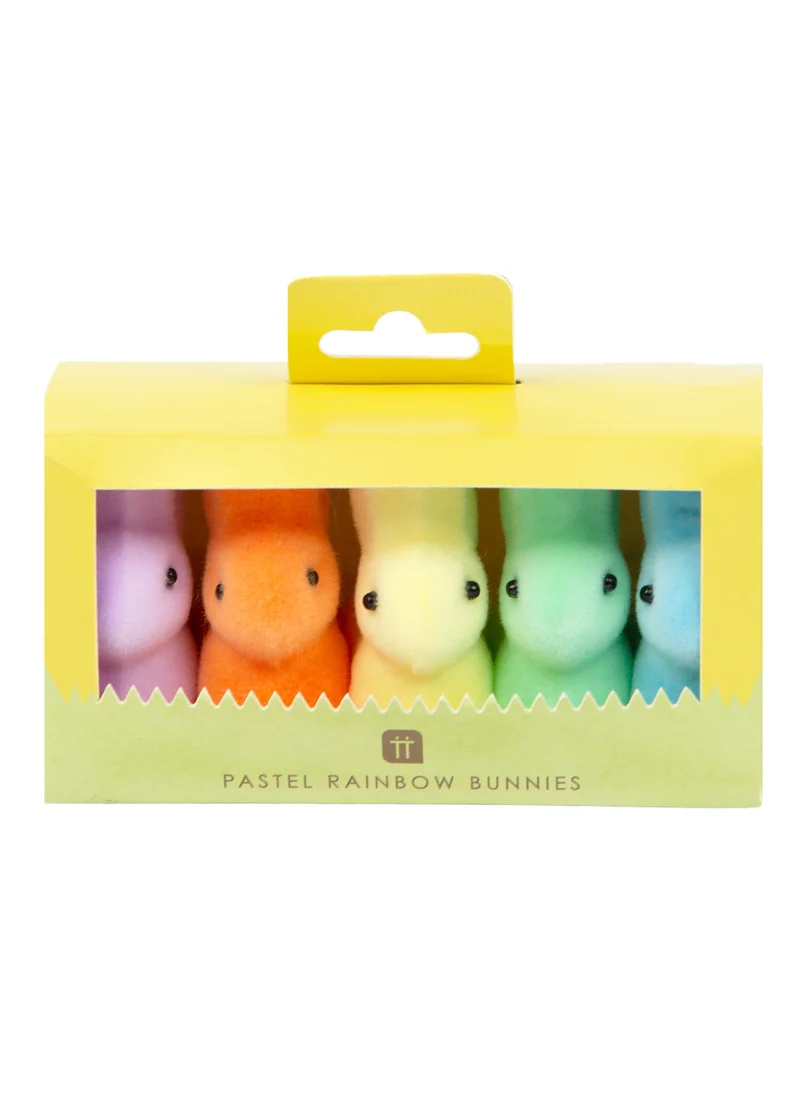 Talking Tables Talking Tables Easter Truly Bunny Pastel Table Decorations - 5 pack, 6cm