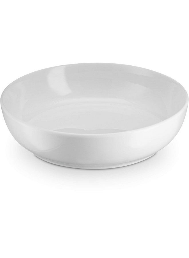 Kook وعاء باستا كوك، أوعية سلطة، أوعية، أوعية تقديم، حساء، سيراميك، سعة كبيرة، آمن للاستخدام في الميكروويف وغسالة الصحون، مجموعة من 4، 40 أونصة، (أبيض) - Image 2