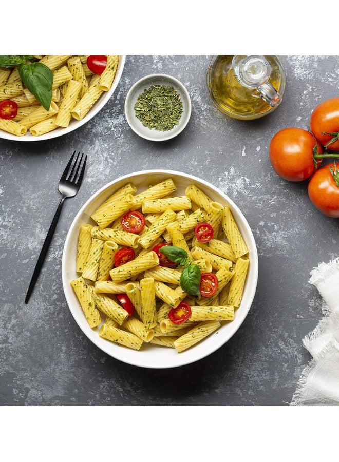 Kook وعاء باستا كوك، أوعية سلطة، أوعية، أوعية تقديم، حساء، سيراميك، سعة كبيرة، آمن للاستخدام في الميكروويف وغسالة الصحون، مجموعة من 4، 40 أونصة، (أبيض) - Image 5