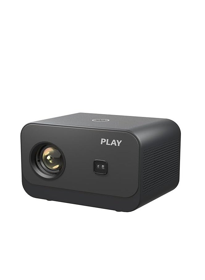 بلاي جهاز عرض PLAY Plus الجديد للمنزل، جهاز عرض يعمل بنظام Android 9 مع 1+8G 2.4G Wi-Fi لاسلكي وبلوتوث 5.0، 4500 لومن، منفذ HDMI/USB/AV/صوت - Image 1