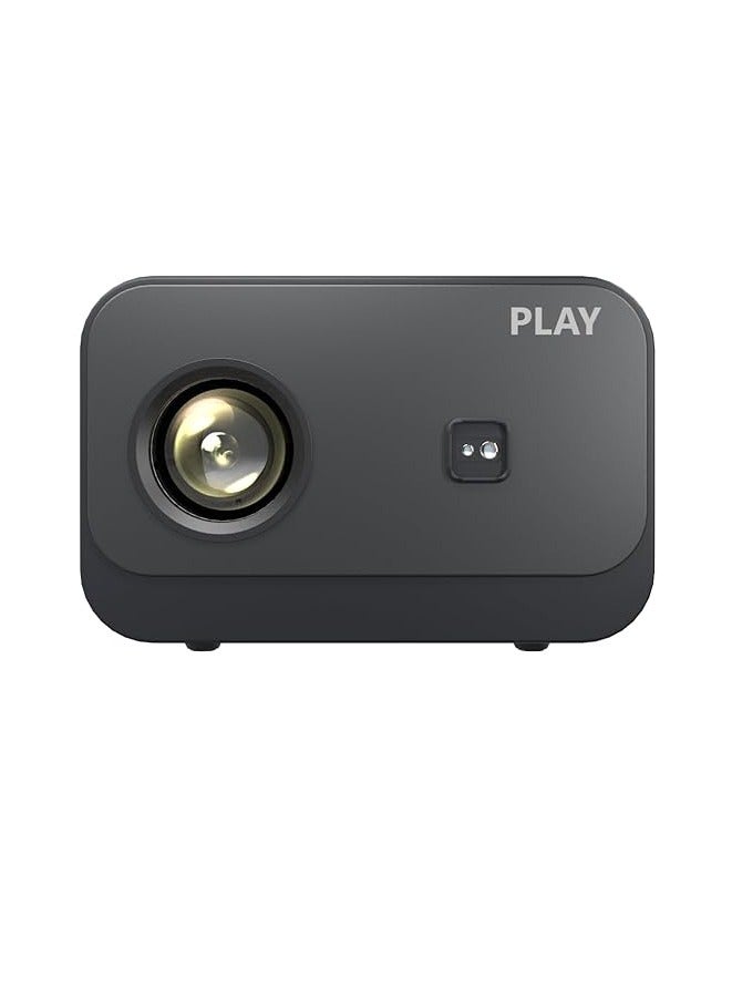 بلاي جهاز عرض PLAY Plus الجديد للمنزل، جهاز عرض يعمل بنظام Android 9 مع 1+8G 2.4G Wi-Fi لاسلكي وبلوتوث 5.0، 4500 لومن، منفذ HDMI/USB/AV/صوت - Image 2