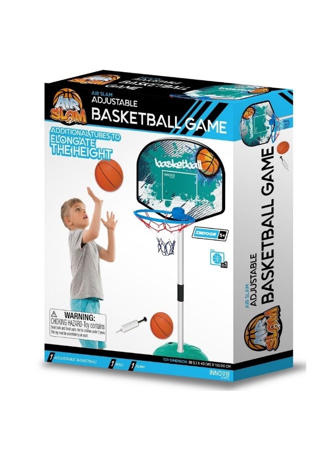 Hostfull Adjustable Basketball Hoop Set for Kids – Portable Indoor & Outdoor Height-Adjustable Basketball Stand with Backboard, Rim, and Ball – All-in-One Sports Training System for Toddlers & Teens - Image 1