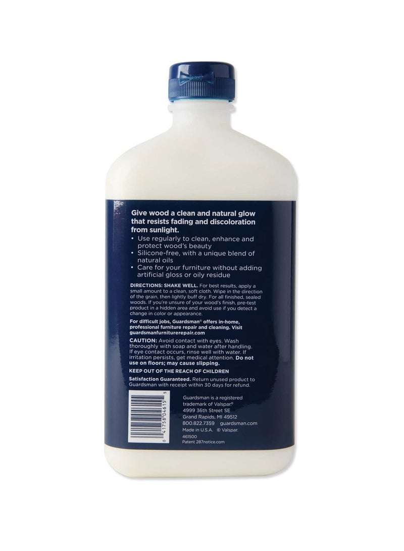Guardsman Anytime Clean & Polish for Wood Furniture - Silicone Free Cream Polish, 16.9 oz with UV Protection - Image 2