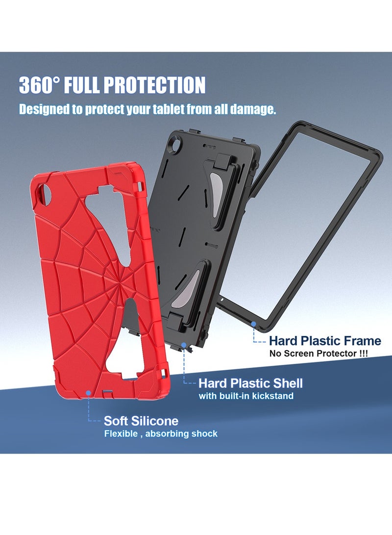 غطاء حامي لسامسونج جالاكسي تاب A11 2025/A9 2023 (SM-X110/X115/X117) 8.7 بوصة، مزود بحزام كتف وقاعدة قابلة للطي مضاد للصدمات للأطفال - Image 5