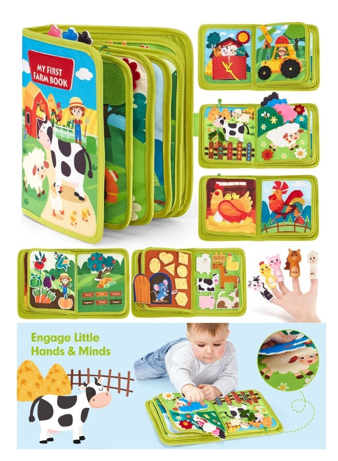 Toddler Busy Board - Educational Activity Sensory Toy for Fine Motor Skills Development, Preschool Learning Travel Toy for Plane  Car, Ideal Gift for Boys  Girls - Image 1