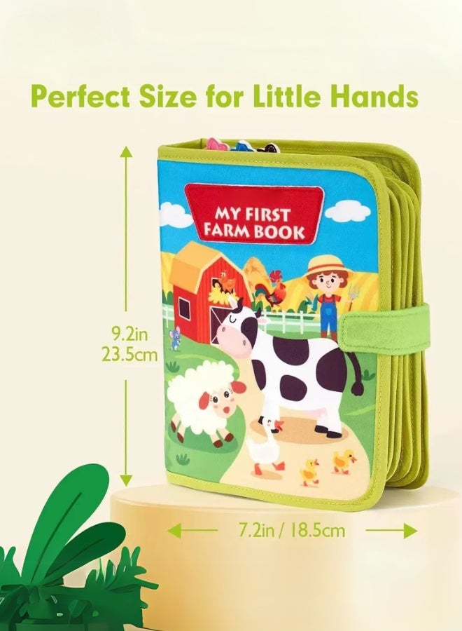 Toddler Busy Board - Educational Activity Sensory Toy for Fine Motor Skills Development, Preschool Learning Travel Toy for Plane  Car, Ideal Gift for Boys  Girls - Image 5