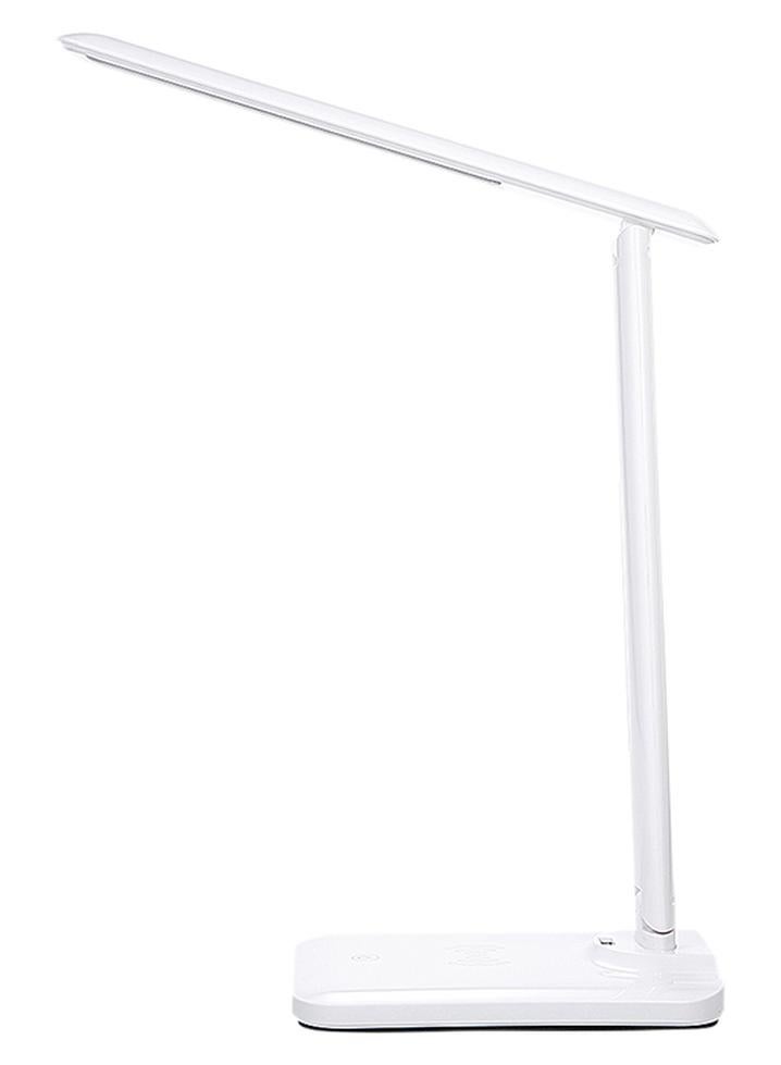 LED Desk Lamp White 0.397kg & Digital Display Electronic Alarm Clock White Bundle - Image 2