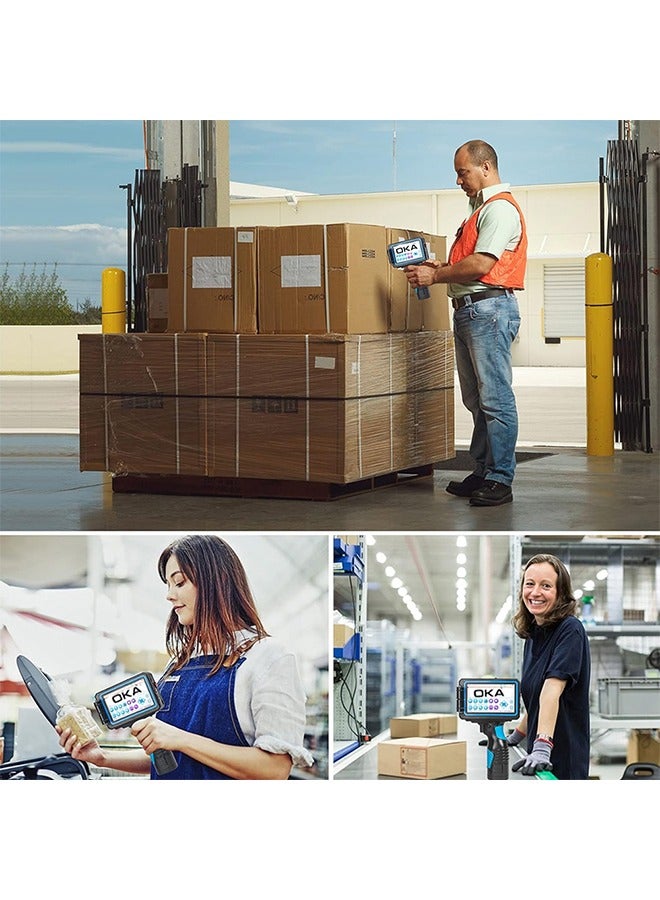 OKA portable wireless printer touch intelligent inkjet printer for printing on cartons, wood, iron and aluminum with ink - Image 5