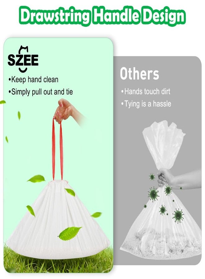 SZEE 20 Pack Automatic Waste Bags Compatible with Litter Box Robot 3/4 and Other Automatic Cat Litter Box, Waste Drawer Liners Bags Heavy Duty, Thick Self-cleaning Cat Litter Box Liners - Image 4