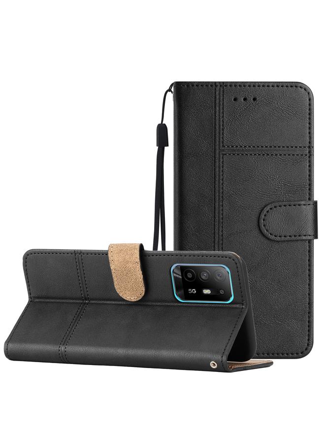 اس-توب جراب لهاتف OPPO A94 5G بتصميم عملي من جلد البقر - Image 1