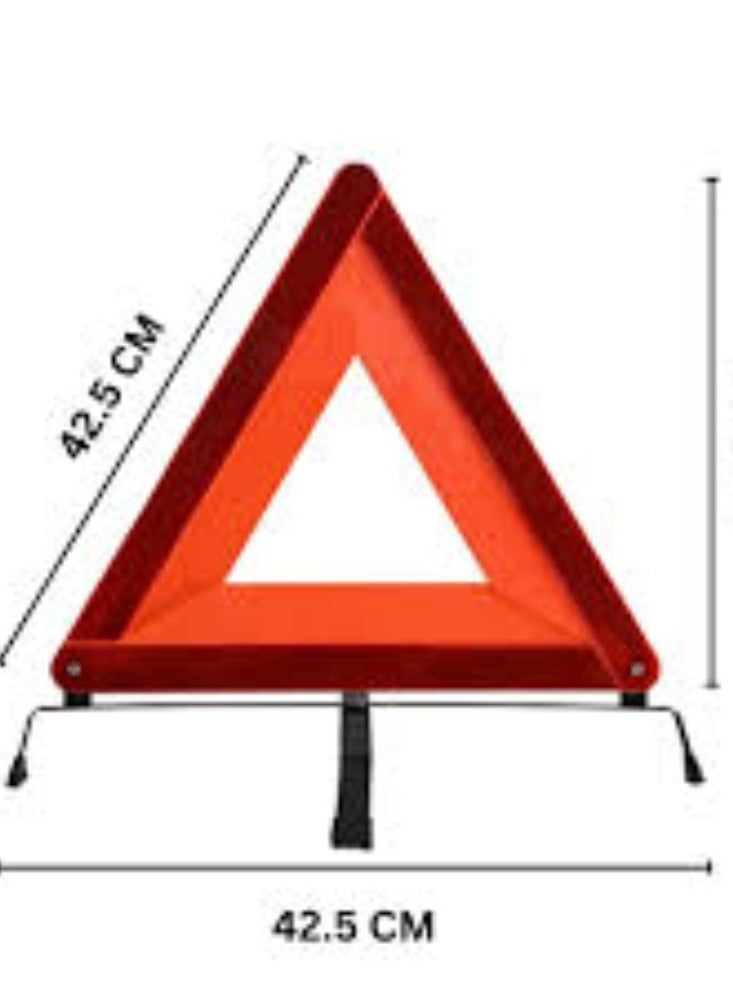 KNP Warning Triangle Car Safety device is an essential piece of equipment designed to alert other drivers to potential hazards on the road. - Image 2
