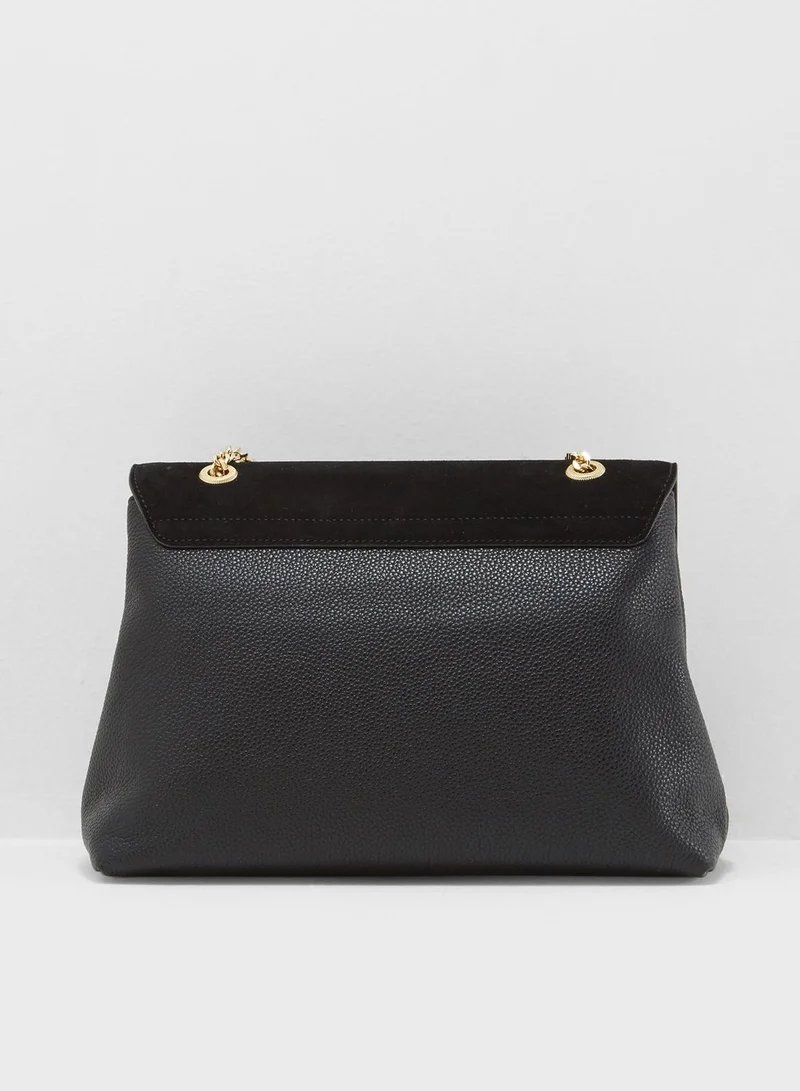 Ted Baker Hermiaa Suede Padlock Crossbody