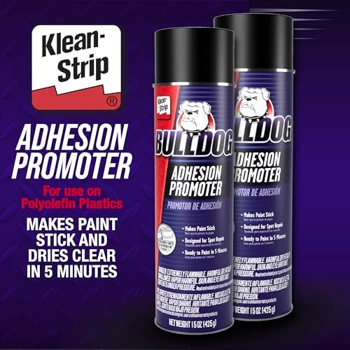 Klean Strip KLEAN-STRIP Bulldog Adhesion Promoter for Polyolefin Plastic Quick Dry Adhesion Promoter for Paint Prep - Fills 320 Grit Scratches - 15 Ounce Aerosol - Image 3