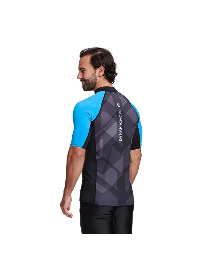 DYNAMICNORD Rg-31 Rashguard Long Sleeve Men Black/Blue Extra Extra Extra Large - Image 4