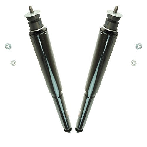 TRQ Front Shock Absorber Set Compatible with 2007-2017 Jeep Wrangler 2018 Wrangler JK - Image 1