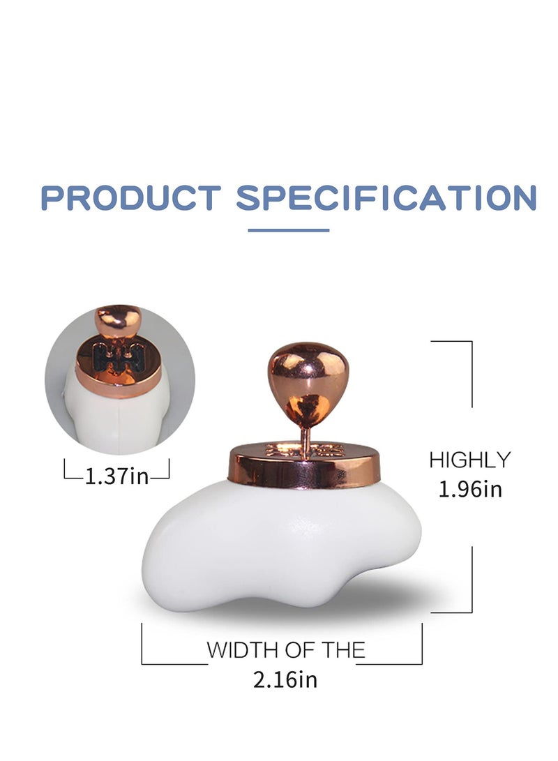 KASTWAVE Mini Fingertips Decompression Artifact Simulation Car Changing Gear Manual Gear Shift-Novelty Anti-Stress Fidget Spinner Toys for Kids and Adults (White) - Image 3