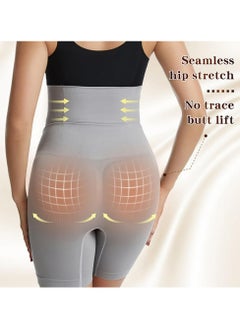 CMGTYYD High Waist Shapewear Shorts,Women Seamless Shaping Boyshorts Panties Waist Trainer Corset Butt Lift Thigh Slimmer Hip Shaper Briefs Body Shaping Boxers Tummy Control Sports Shorts  - Image 5