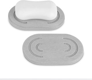 2 Pack Diatomite Soap Dish Water Absorbent Soap Bar Holder Mat SelfDry Soap Saver Container for Bathroom Grey - pzsku/ZFB874C7FF9C9EA561F4BZ/45/1747233831/0f8ea98d-b931-4ad2-a8fb-f672784393e8