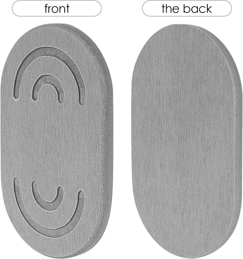 2 Pack Diatomite Soap Dish Water Absorbent Soap Bar Holder Mat SelfDry Soap Saver Container for Bathroom Grey