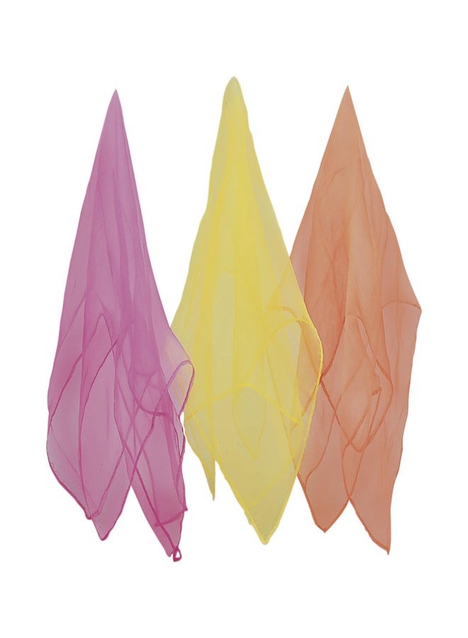 Juggletime Nylon Juggling Scarves - 16 inches Square - Set of 12 - Image 2