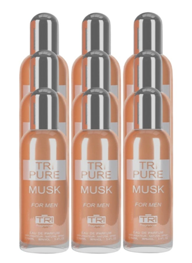 تي أر آي 9 قطع عطر المسك النقي للرجال 100 مل - Image 1