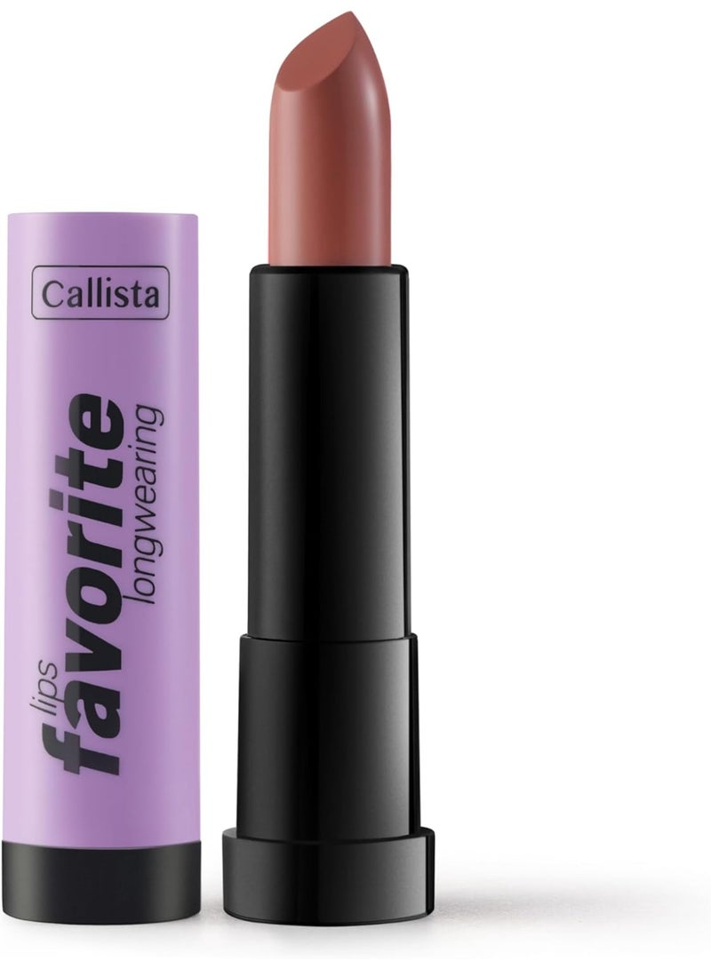 كاليستا أحمر شفاه طويل الثبات 306 بتركيبة مرطبة ولمسة ساتان مع زبدة الشيا وزيت المكاديميا – لون غني مقاوم للتلطخ - Image 1