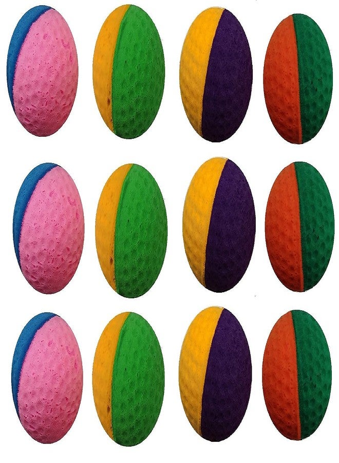 SHUYUE 12 Pack Pet Ball Foam Sponge Cat Toy Soft Bouncy Noise Free (12pcs Pet Foam Sponge) - Image 5
