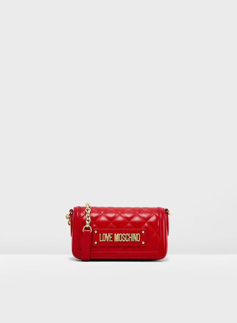 Love Moschino Quilted Shoulder Bag