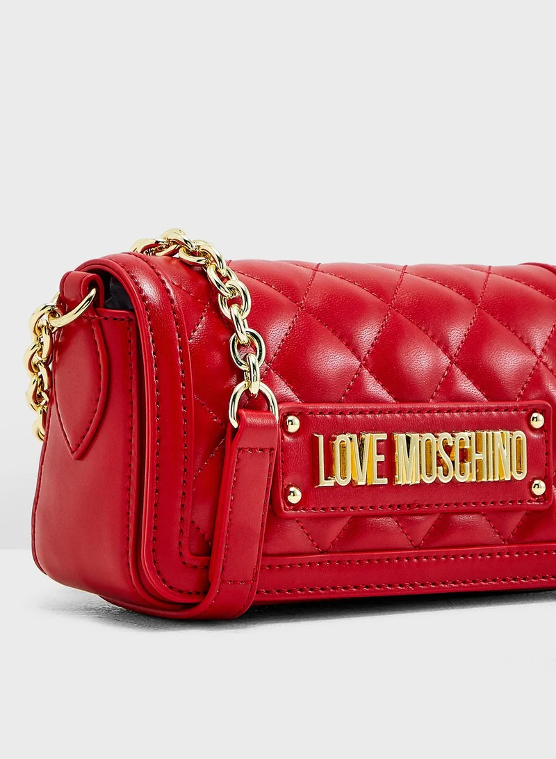 Love Moschino Quilted Shoulder Bag