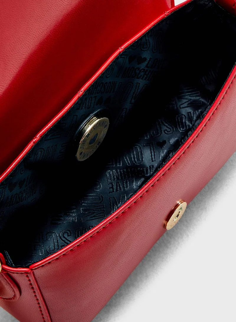 Love Moschino Quilted Shoulder Bag