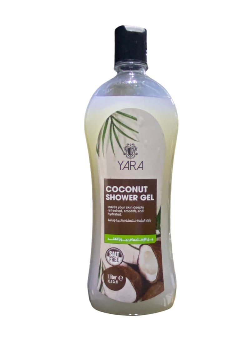 Yara Shower Gel Coconut 1Liter 