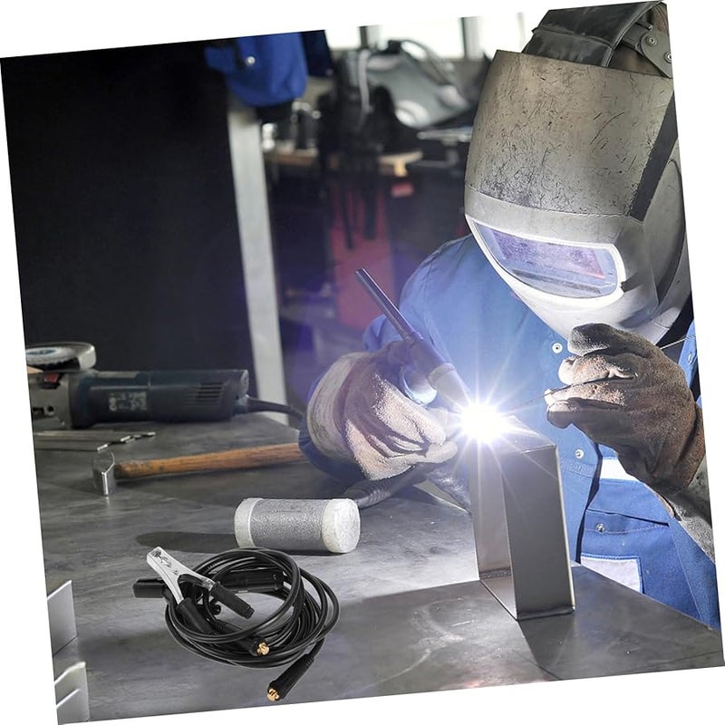 PartyKindom Complete Welding Set with Holder and Ground Clamp for Home Use - Image 5